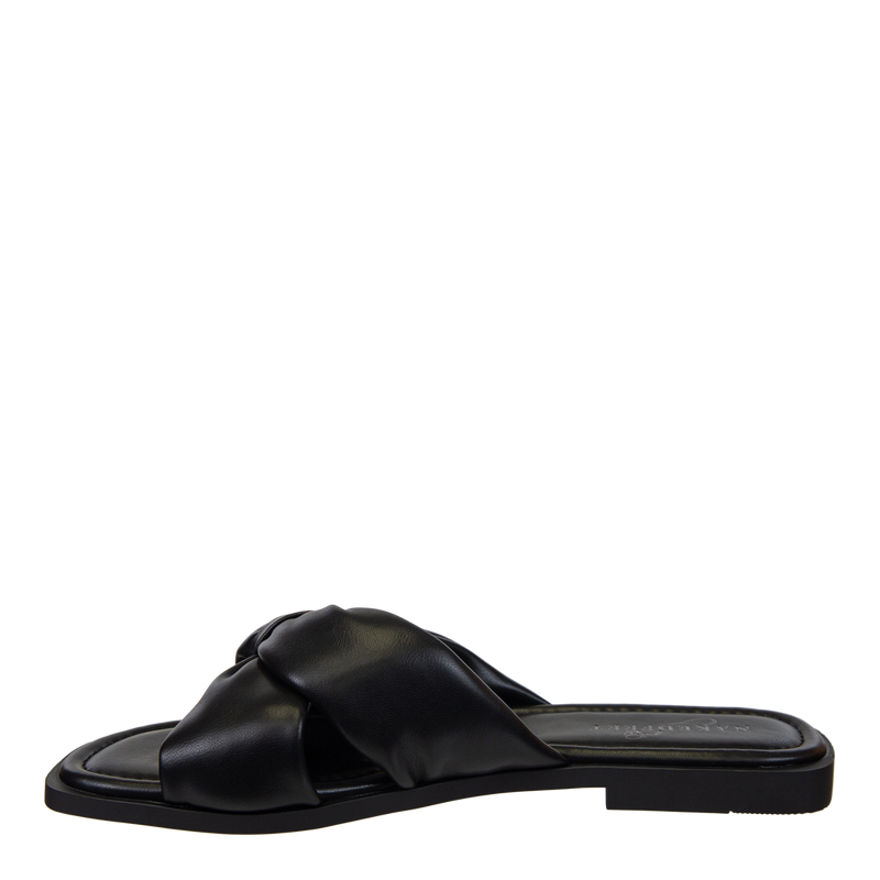 GOA in BLACK Flat Sandals