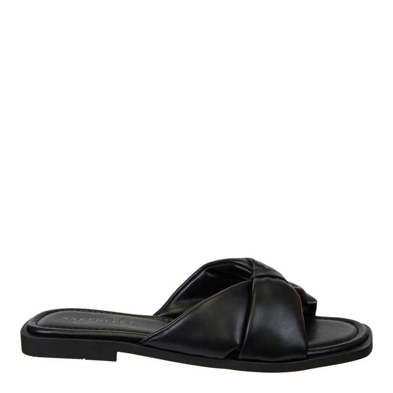 GOA in BLACK Flat Sandals