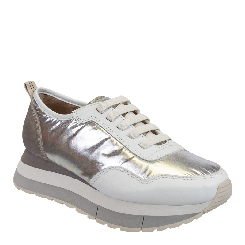 Metallic platform sneakers online