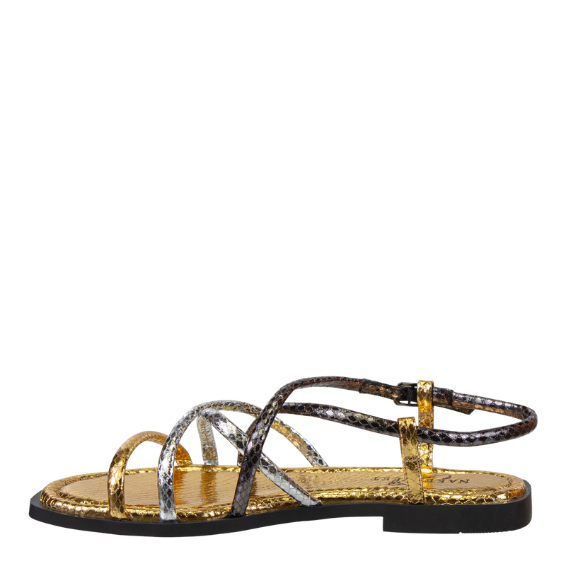 MINIMALIST in PEWTER Flat Sandals – Nakedfeet Shoes