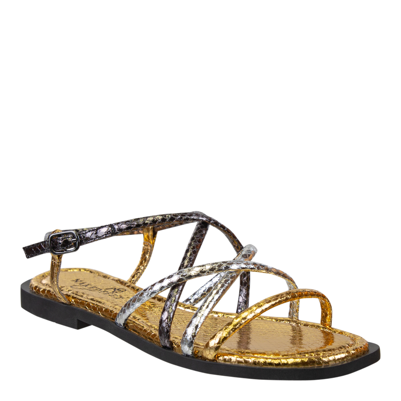 MINIMALIST in PEWTER Flat Sandals – Nakedfeet Shoes