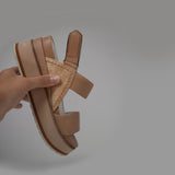 DIMENSION in ECRU Platform Sandals