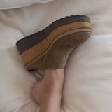 COACH in OTTER Platform Clogs