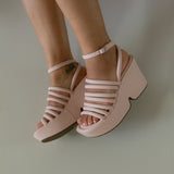 ANTIPODE in LIGHT PINK Heeled Sandals