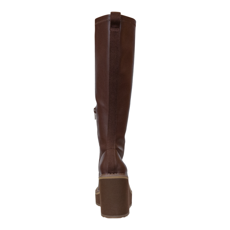 APEX in CACAO Wedge Knee High Boots