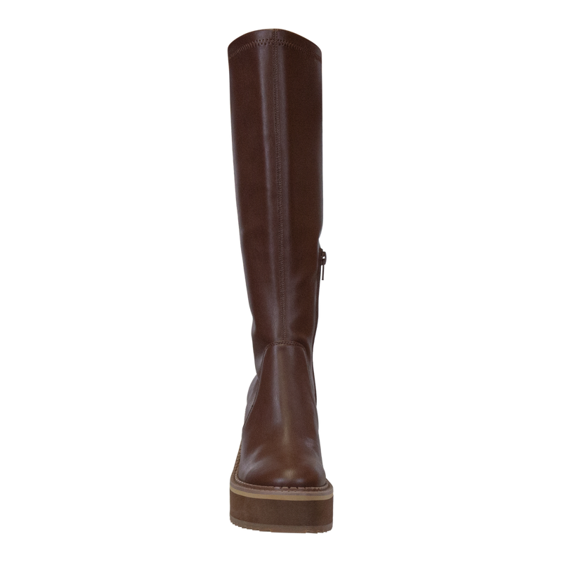 APEX in CACAO Wedge Knee High Boots