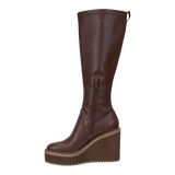 APEX in CACAO Wedge Knee High Boots