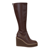 APEX in CACAO Wedge Knee High Boots