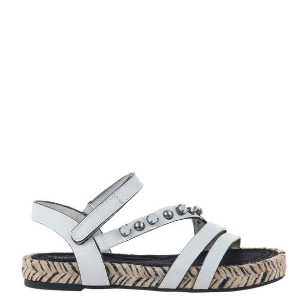 Womens sandal in Arko in Dove Grey right
