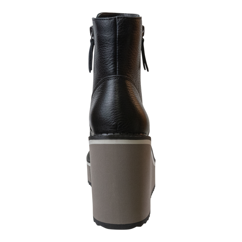 AVAIL in BLACK Wedge Ankle Boots