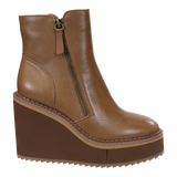 AVAIL in BROWN Wedge Ankle Boots