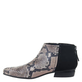 CHI in SNAKE PRINT Heeled Ankle Boots