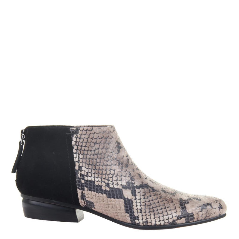 CHI in SNAKE PRINT Heeled Ankle Boots