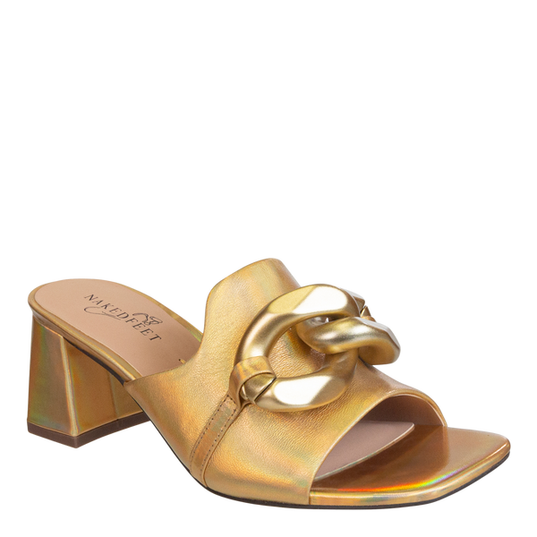 COTERIE in GOLD Heeled Sandals