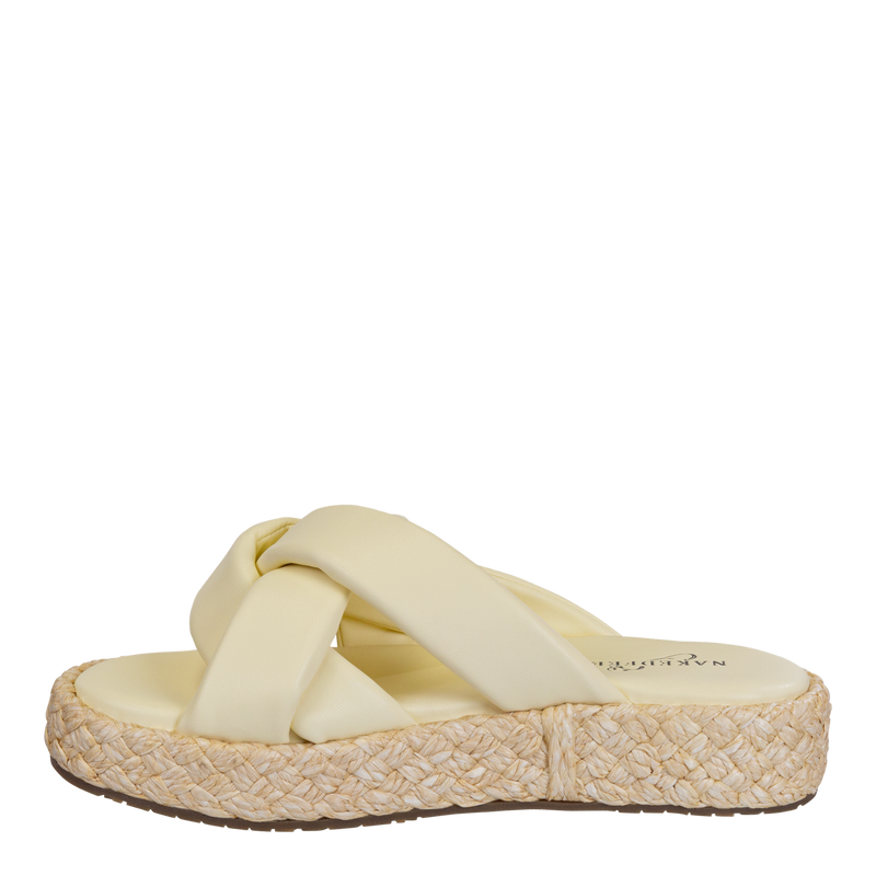 CUPRO in CANARY Espadrille Sandals
