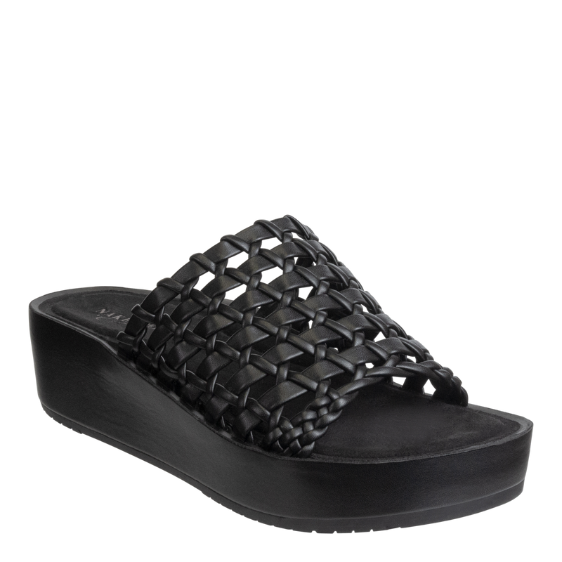 CYPRUS in BLACK Platform Sandals