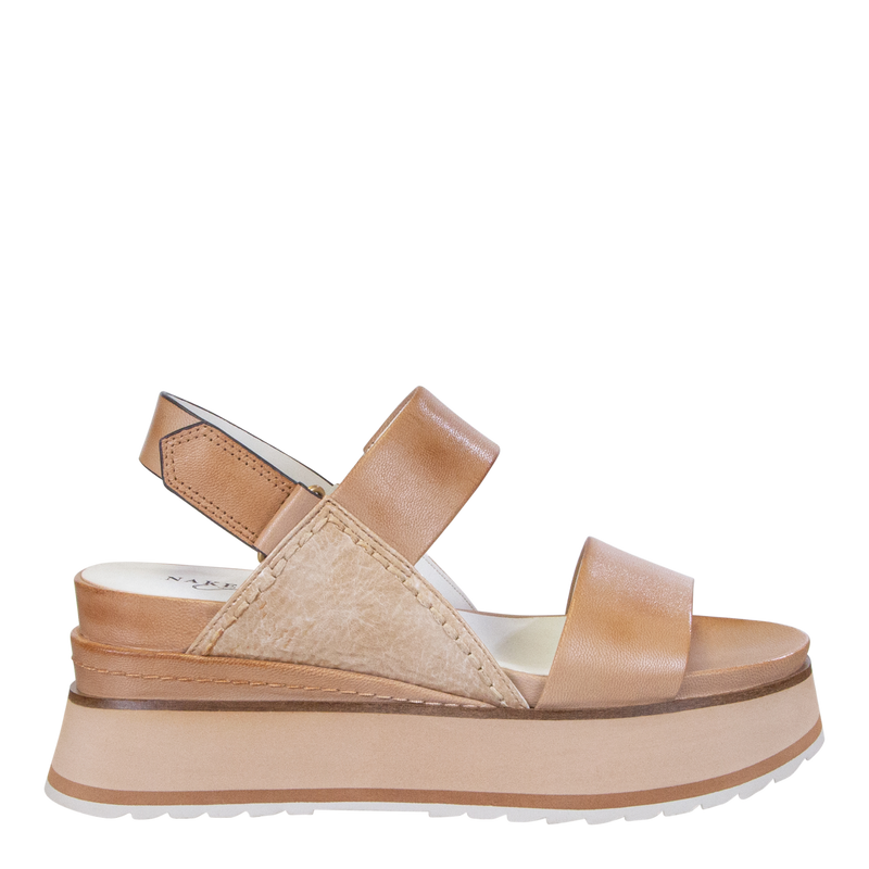 DIMENSION in ECRU Platform Sandals