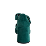 ESTONIA in EMERALD Heeled Clogs