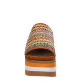 FLOCCI in TAN Platform Sandals