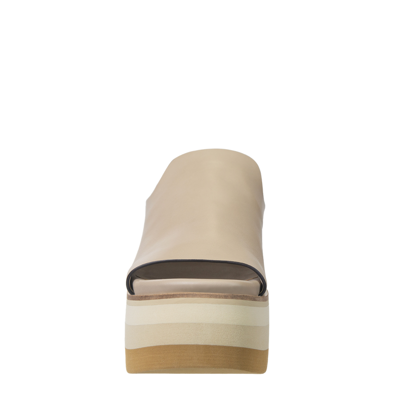 FLOW in BEIGE Platform Sandals