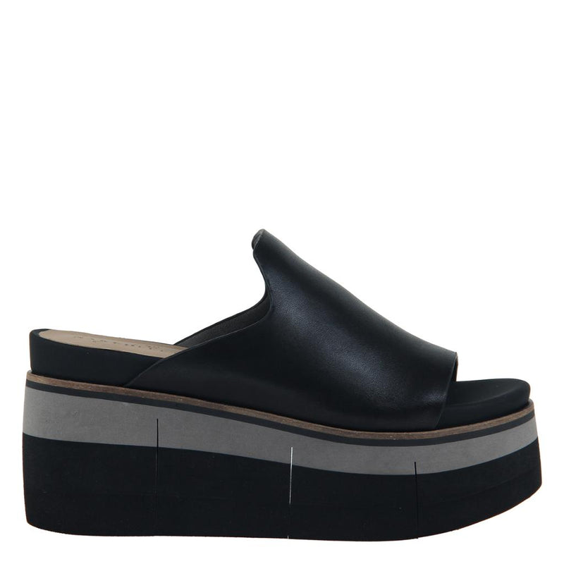 FLOW in BLACK Platform Sandals