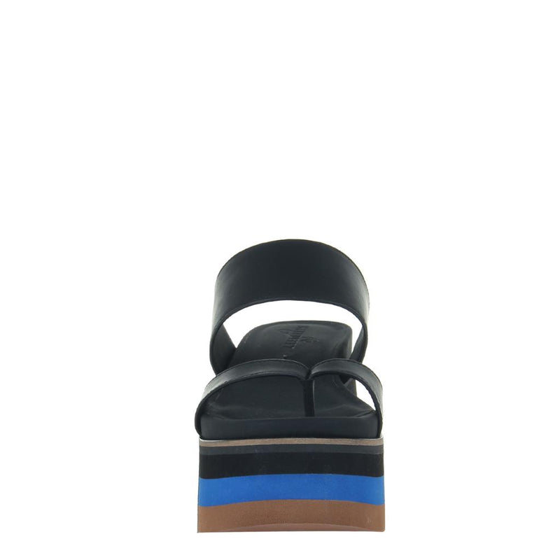 FLUX in BLACK Platform Sandals