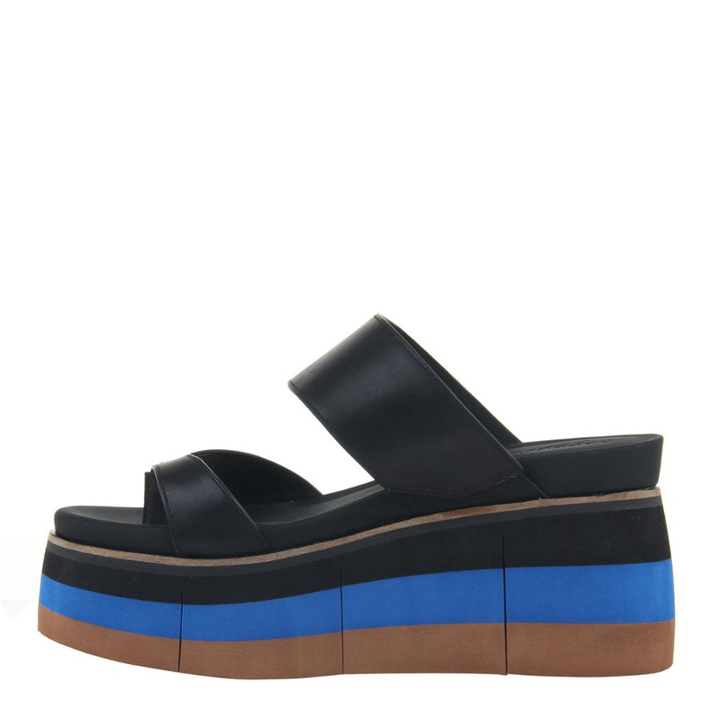 FLUX in BLACK Platform Sandals