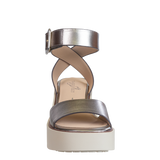 ICONOCLAST in GUNMETAL Heeled Sandals