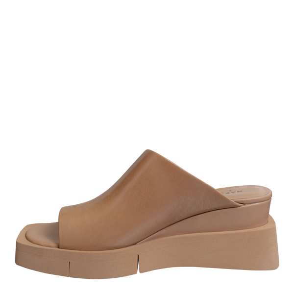 INFINITY in CAMEL Wedge Sandals