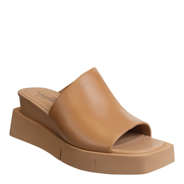 INFINITY in CAMEL Wedge Sandals