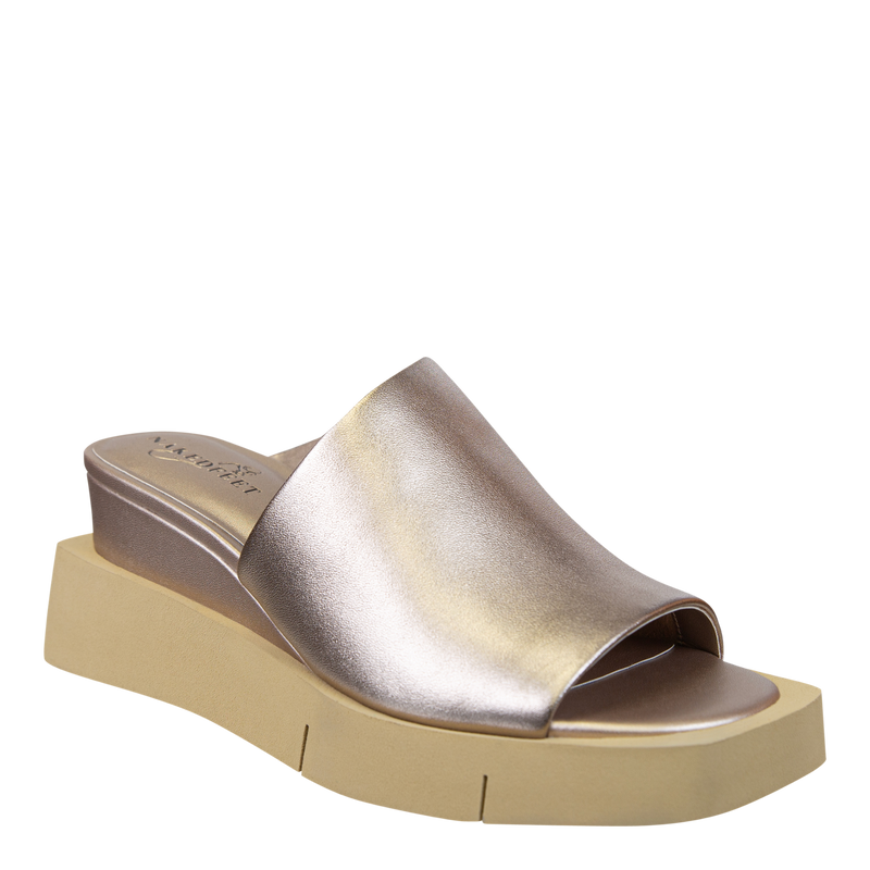 INFINITY in ROSE GOLD Wedge Sandals