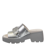 ISO in SILVER Platform Sandals