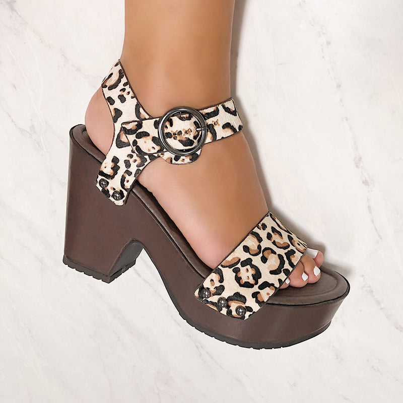 ORO in BONE Heeled Sandals