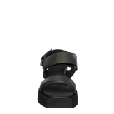 PARADOX in BLACK Wedge Sandals