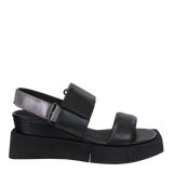 PARADOX in BLACK Wedge Sandals