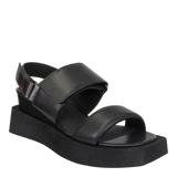 PARADOX in BLACK Wedge Sandals