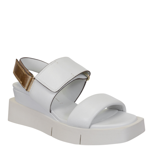 PARADOX in CHAMOIS Wedge Sandals