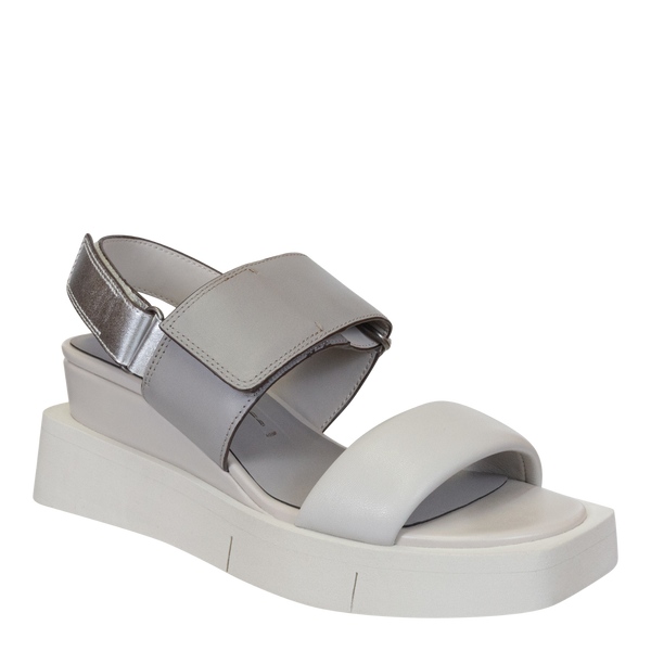 Platform online sandals grey