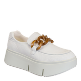 PRINCETON in CHAMOIS Platform Sneakers