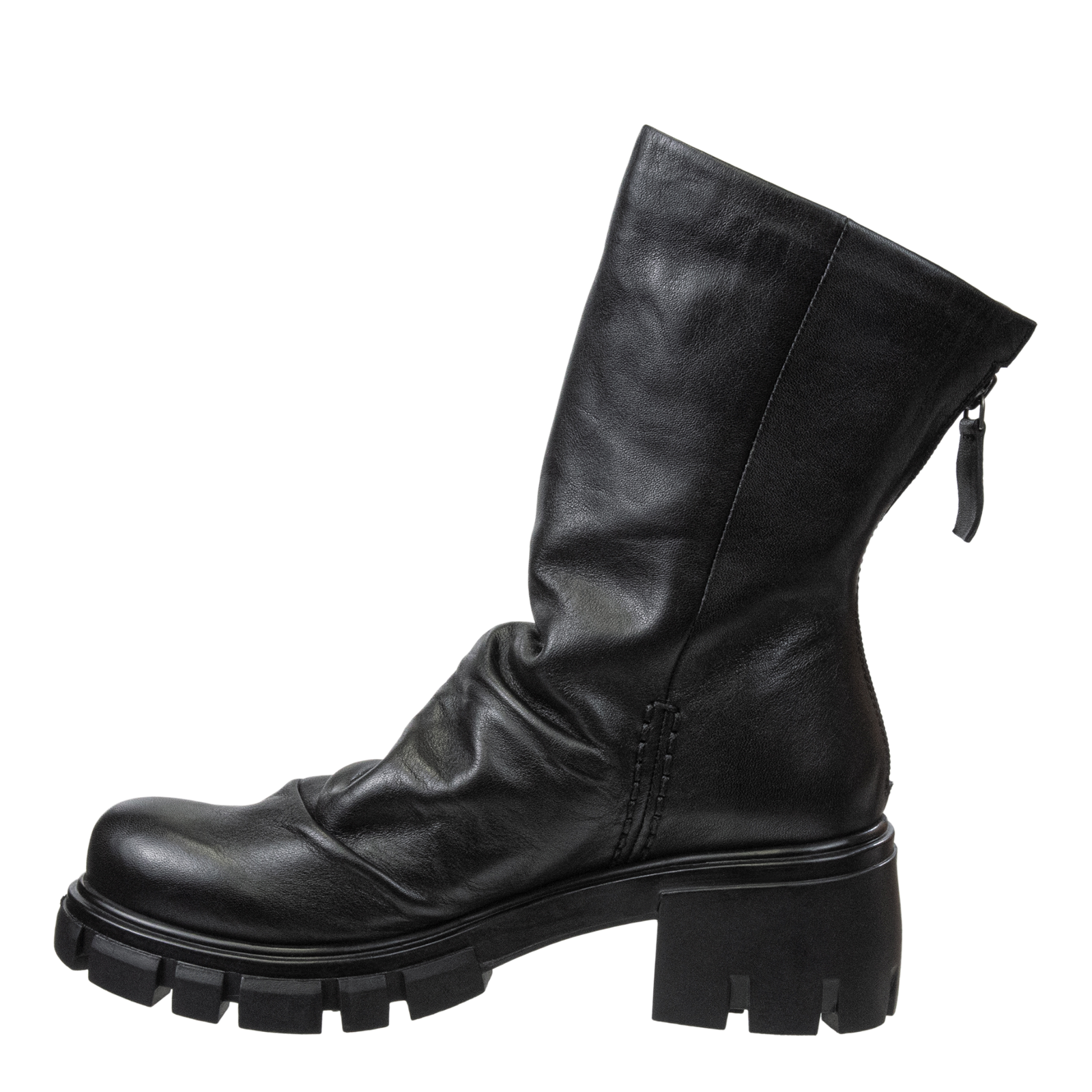 Protocol Heeled Mid Shaft Boots