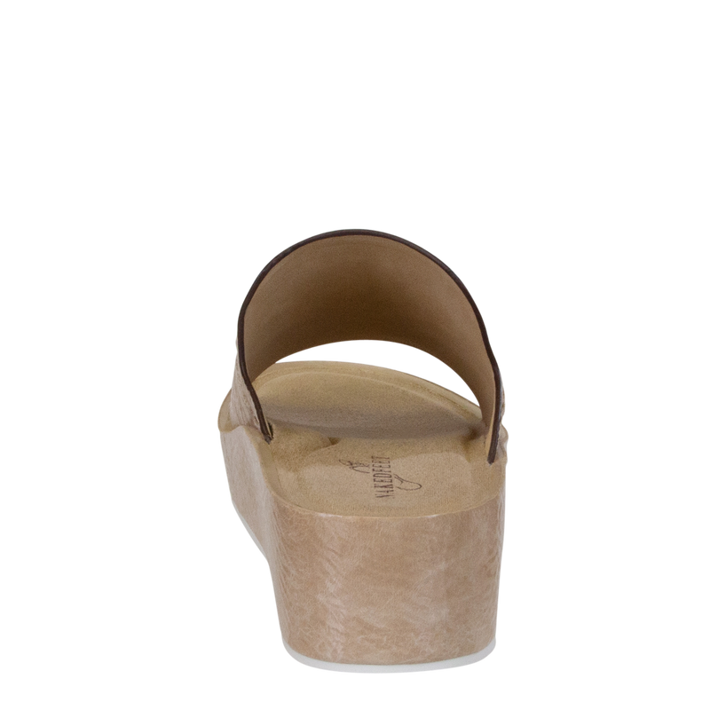 RENO in BEIGE Platform Sandals
