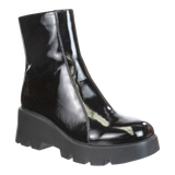 XENUS in BLACK Platform Ankle Boots